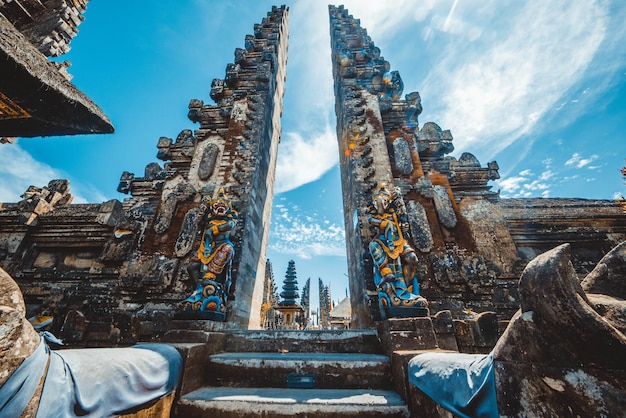 A beautiful view of Ulun Danu Beratan temple located in Bali Indonesia