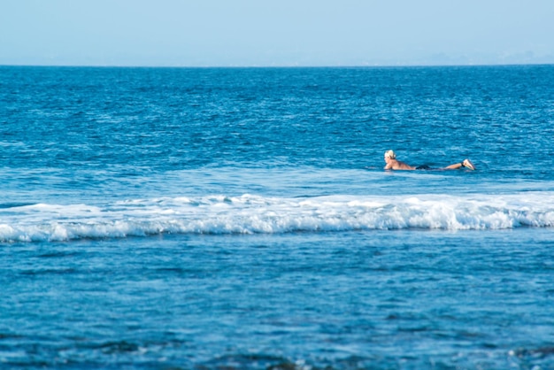 A beautiful view of Uluwatu beach located in Bali Indonesia