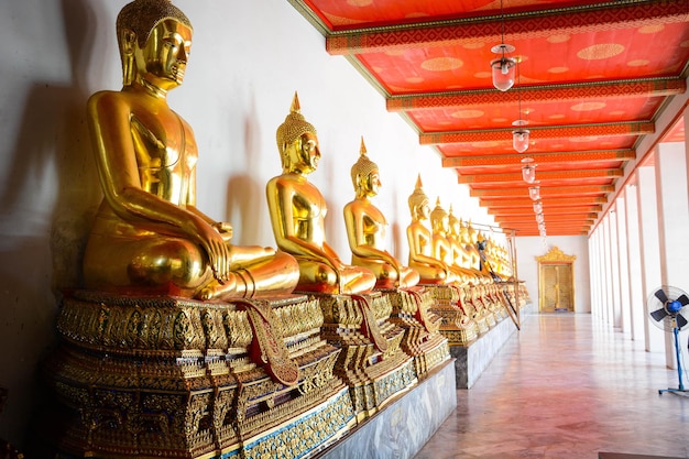 A beautiful view of Wat Pho temple located in Bangkok Thailand