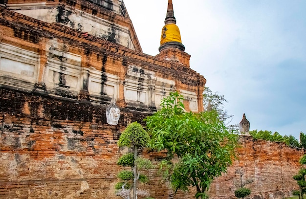 A beautiful view of Wat Yai Chai Mongkhon temple located in Ayutthaya Thailand