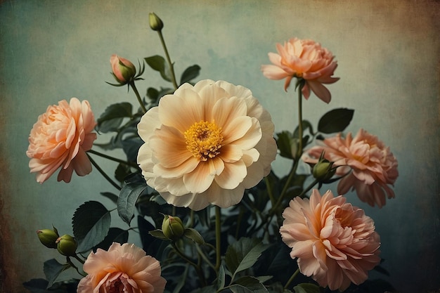 Beautiful vintage flower