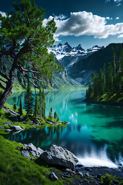 Beautiful wallpapers Captivating Nature Landscapes Generative Ai