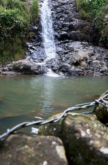 The beautiful waterfall is seen as soothing to the eyes after activities