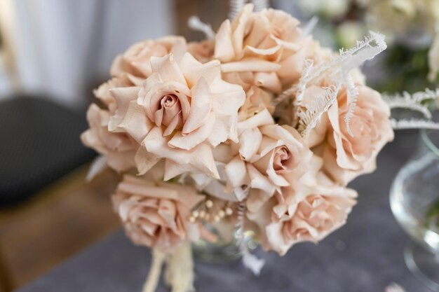 beautiful wedding bouquet for the bride