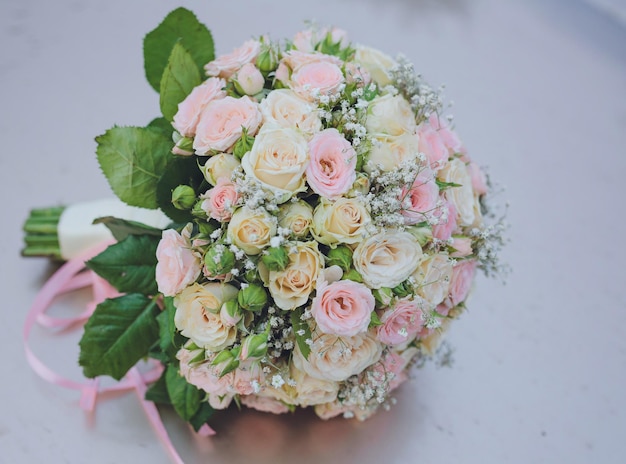 Beautiful wedding bouquet