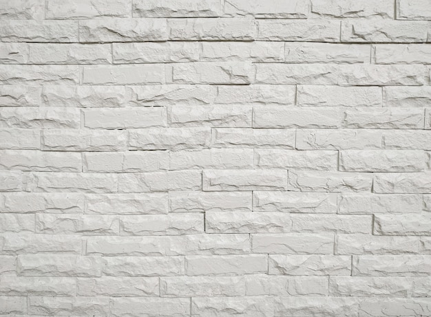 Beautiful of white brick wall floor