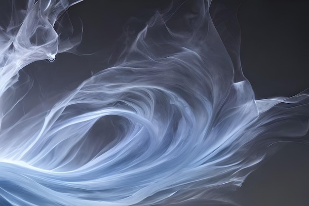 Beautiful white light smoke art background