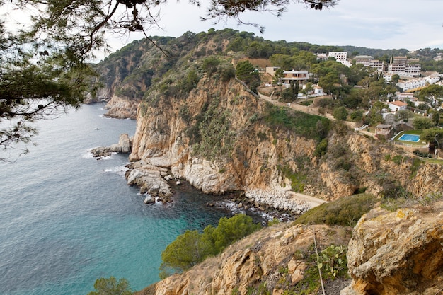 Beautiful wild coastline of Spain