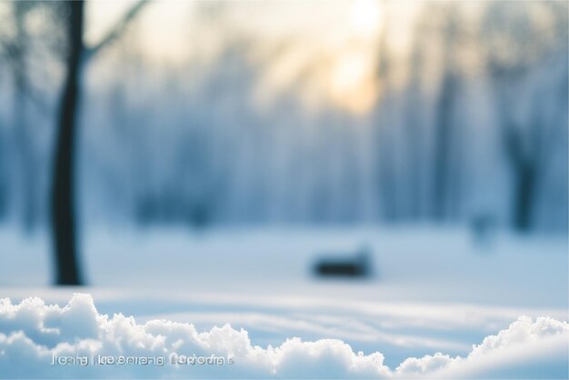 Beautiful winter landscape