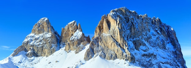 Beautiful winter mountain landscape