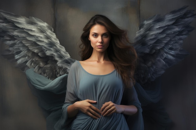 Beautiful woman angel pregnant with son of god holy miracle