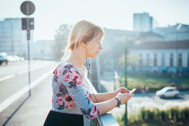 beautiful woman outside