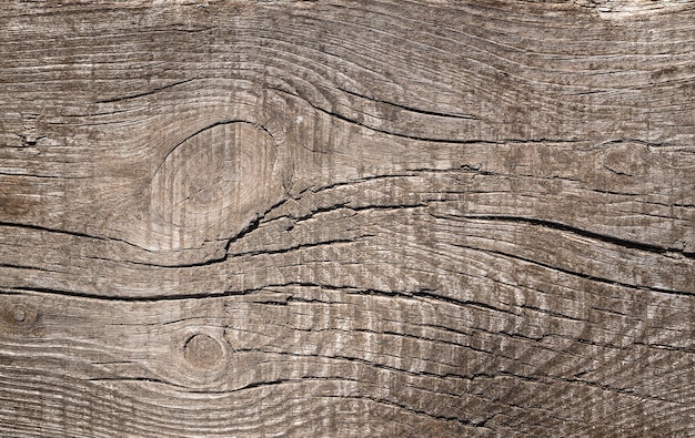 Beautiful wooden background with knots and cracks