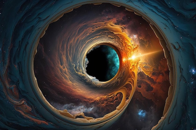 Beautiful Wormhole in Space NASA provided some of the imagery for this post