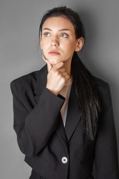 Beautiful young business woman portrait