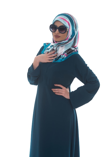 Beautiful Young Muslim Woman With Sunglasses