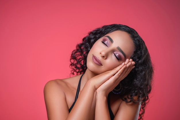 Beautiful young woman portrait