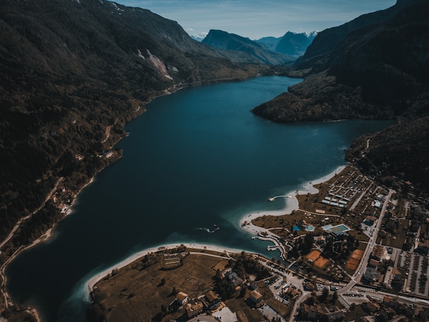 A beautifull view on the molveno lake