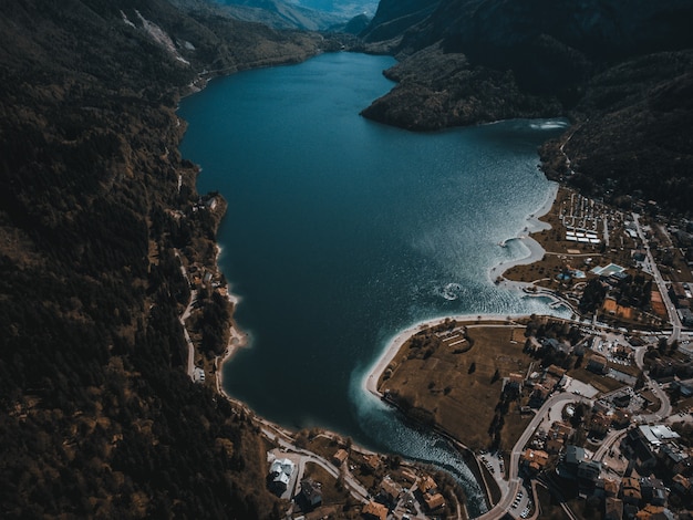 A beautifull view on the molveno lake