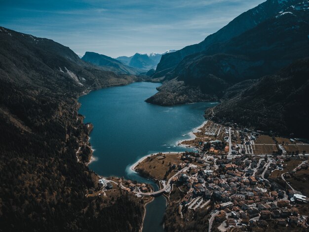 A beautifull view on the molveno lake