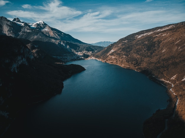 a beautifull view on the molveno lake