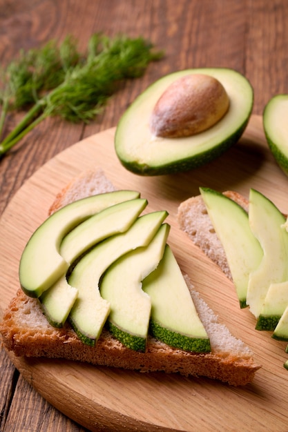 Beautifully plated avocado toast with delicious-looking toppings