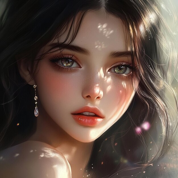 Beauty of Anime Girls Expressive Eyes and Delicate Features