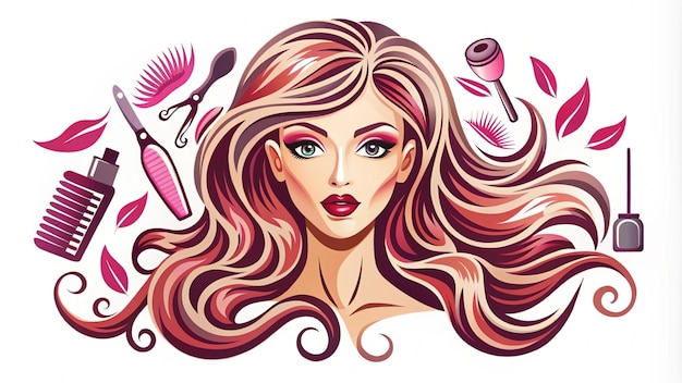 Photo beauty hair logo