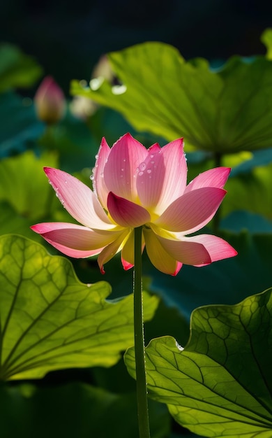 The beauty of the lotus flower and Lotus flower plants around the world