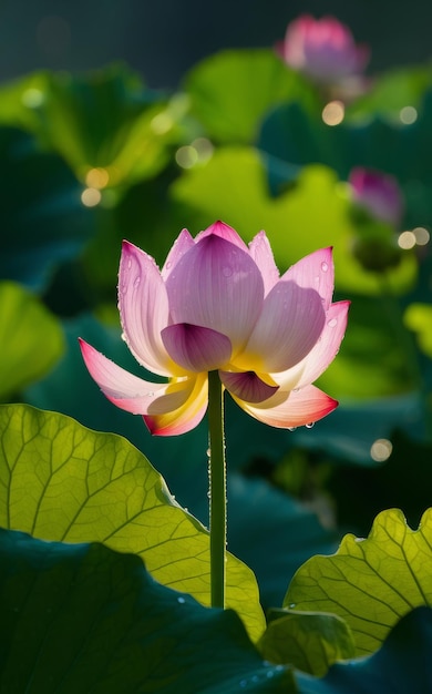 The beauty of the lotus flower and Lotus flower plants around the world