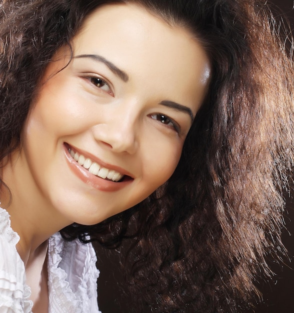 Beauty Portrait Curly Hair