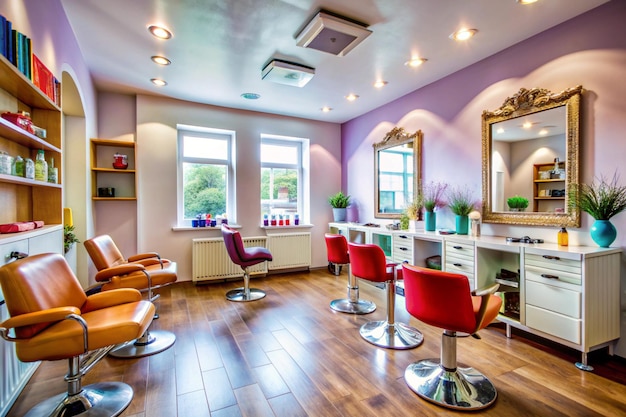 Beauty salon interior