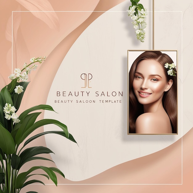 Beauty salon template design