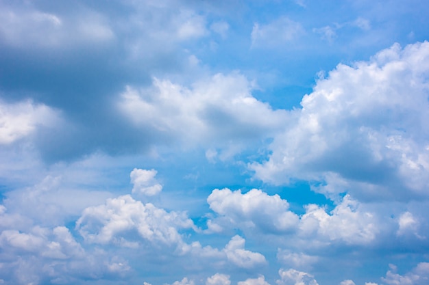 The beauty of the sky with clouds and the sun.