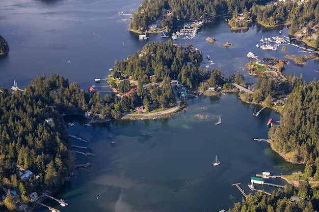 Beaver Island in Sunshine Coast British Columbia Canada