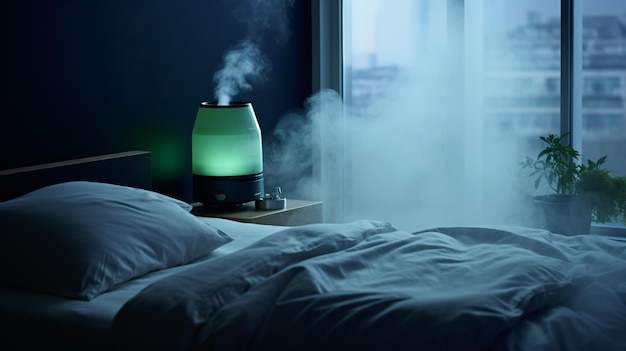 Bedroom humidifier night