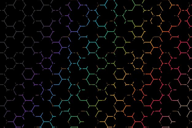 Bee honeycomb pattern Honey background with hexagons Abstract geometric background