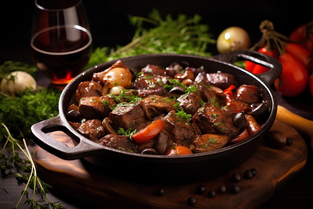 Beef Bourguignon Meat Stew