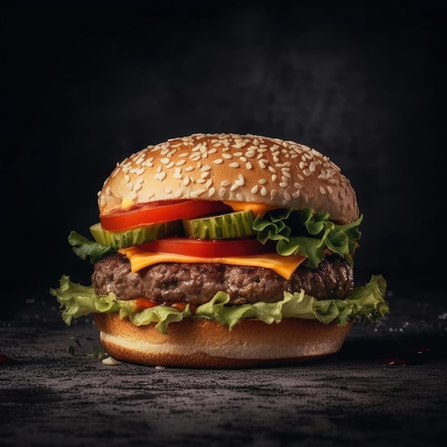 Beef burgers on wooden plate