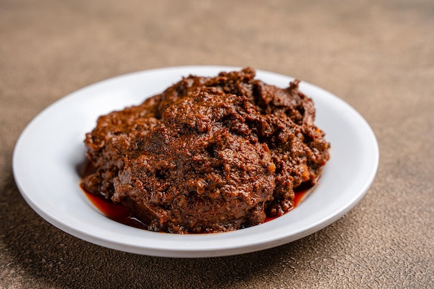 Beef Rendang is a Minang dish originating from the Minangkabau region in West Sumatra Indonesia