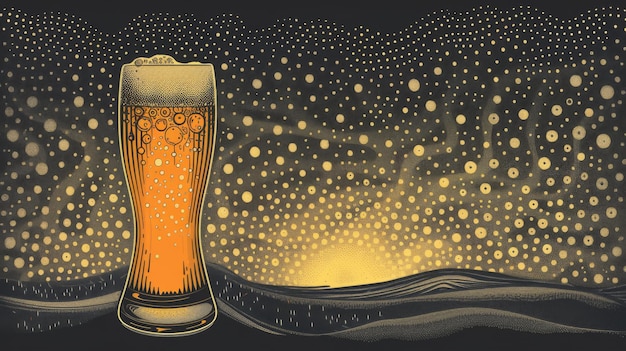 Photo beer background for graphic design