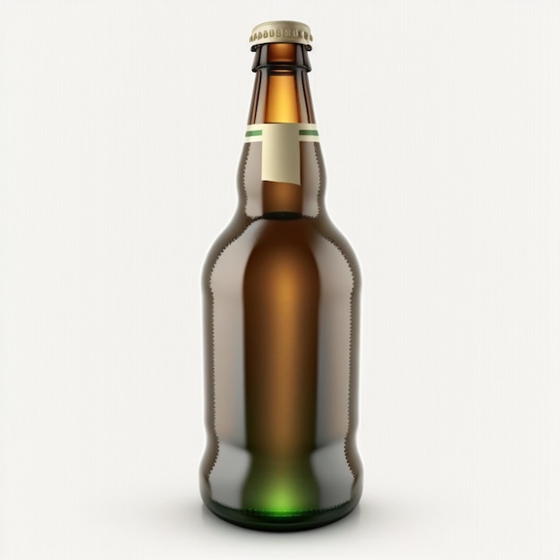 beer bottle mockup