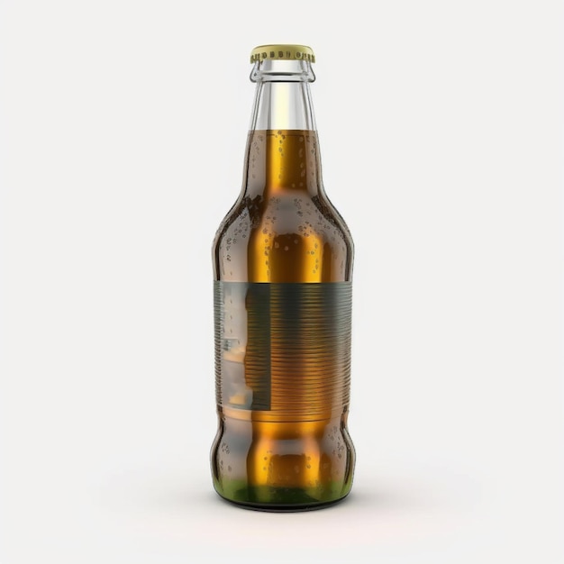 beer bottle mockup