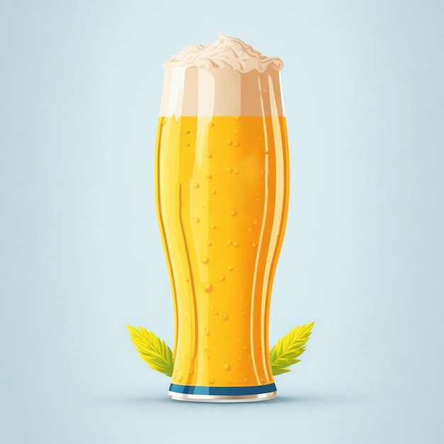 beer flat vector illustration