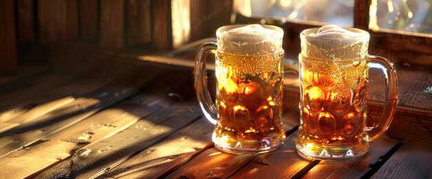 Beer Glasses Intricate Textures Bold Designs International Beer Day Background