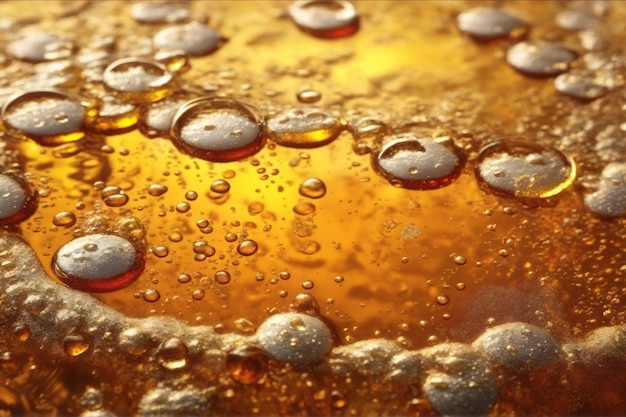 Beer Texture Background Beer Texture Alcohol Texture Background Alcohol Beer Texture Beer Bubbles Background AI Generative