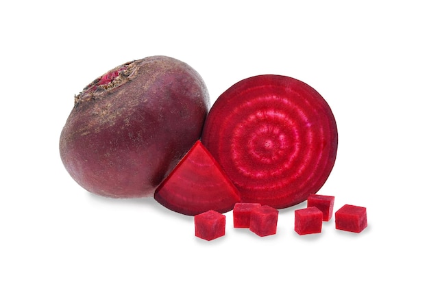 beetroot isolated on white background