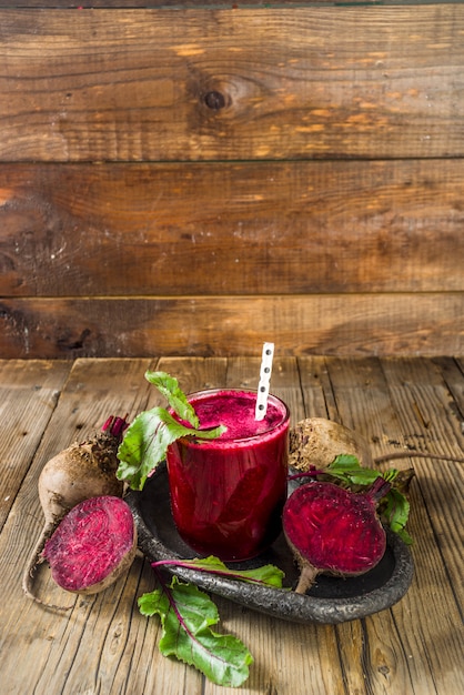 Beetroot juice or smoothie