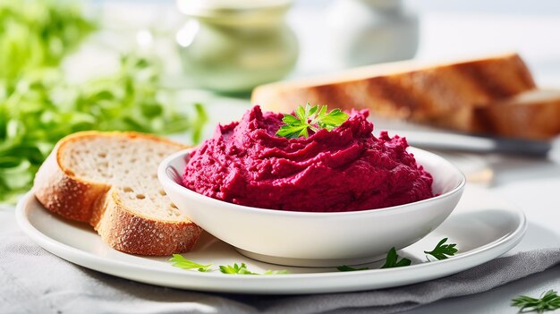 Beetroot Spread with Bread