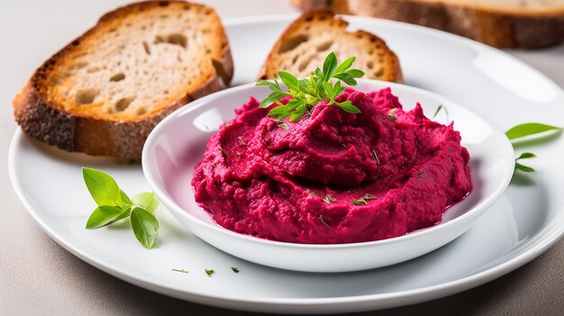 Beetroot Spread with Bread